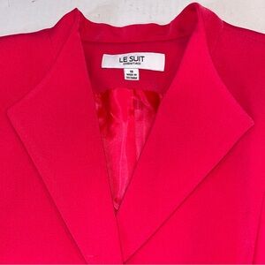 Le Suit Women's Vibrant Pink Blazer